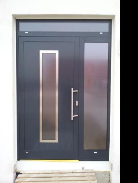 Aluminium-Haustür von PaX in Anthrazit